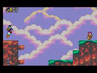 une photo d'Ã©cran de Deep Duck Trouble sur Sega Master System
